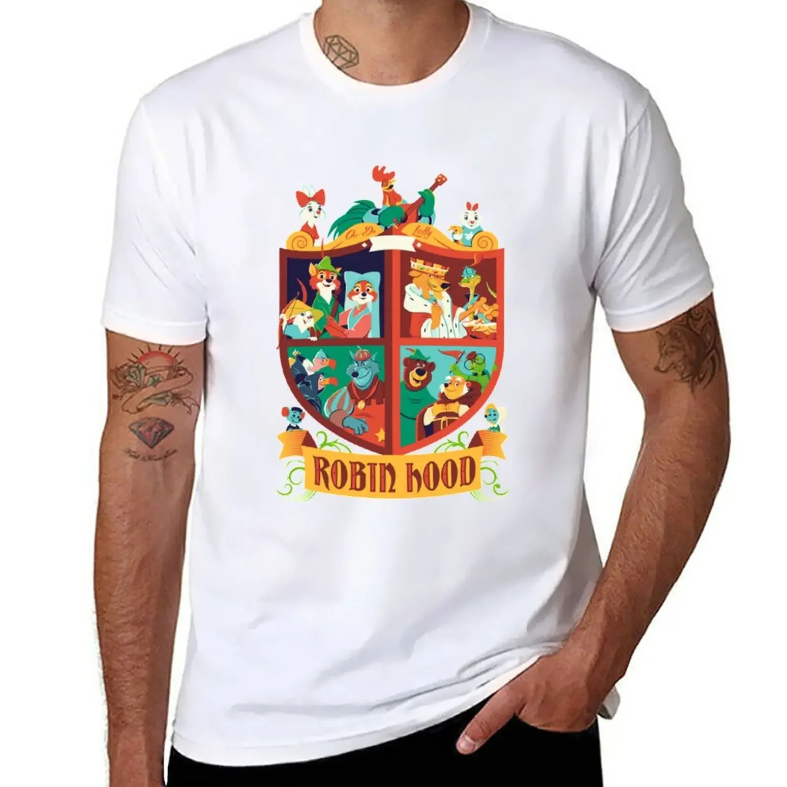 Robin Hood Family T-Shirt vintage clothes new edition korean fashion mens clothing