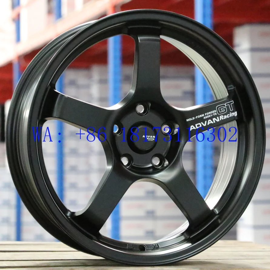 Hot Chrome 15-inch 16-inch 17-inch 18-inch 19-inch five-star GT modified wheels for all seagulls Shadow Leopard Civic Crown view 3