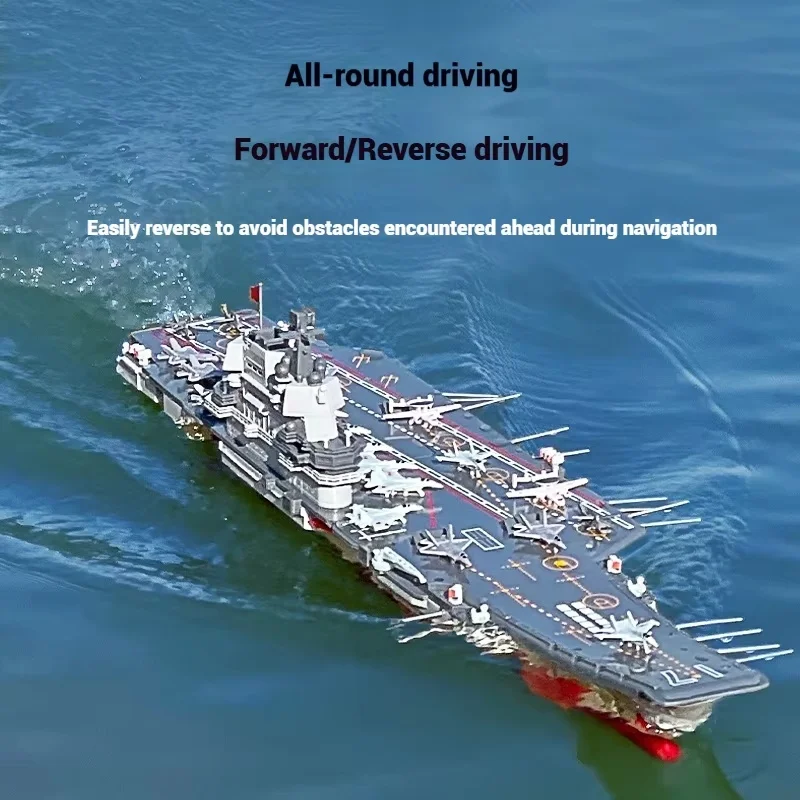 Nieuwe op afstand bestuurbare Rc Shandong onderwaterspeelgoedschip Simulatie Elektrisch oorlogsschip Militair model Op afstand bestuurbaar speelgoedcadeau