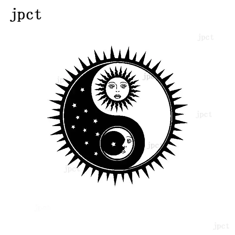 

Car Decal suitable for sunshine Yin Yang exquisite personality notebook motorcycle accessories waterproof sticker 15cm × 15cm