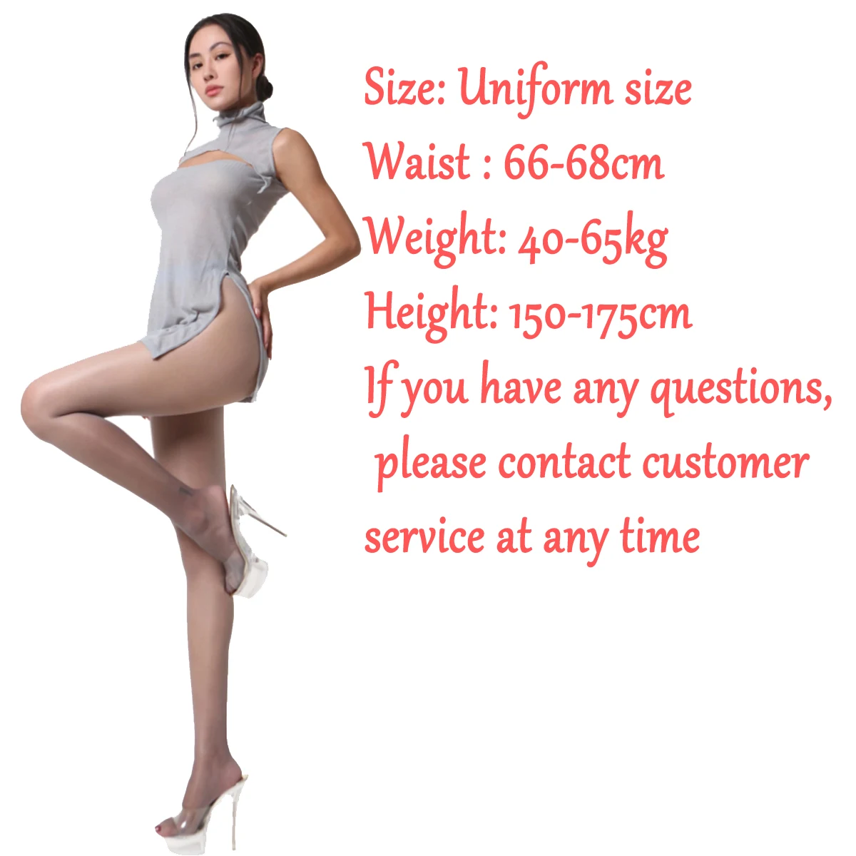 Vrouwen Sexy Glanzend Ultradunne See Through Hoge Taille Gradiënt Ramp Antislip Kousen Panty Anime Cosplay Kostuums Accessoires