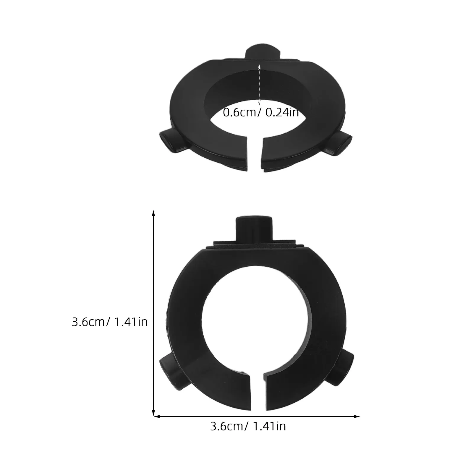 10Pcs Car Bulb Holder Adapter Socket Secure Mounting H7 Bulb Retainer Base Bracket LED Lamp Holder Clips