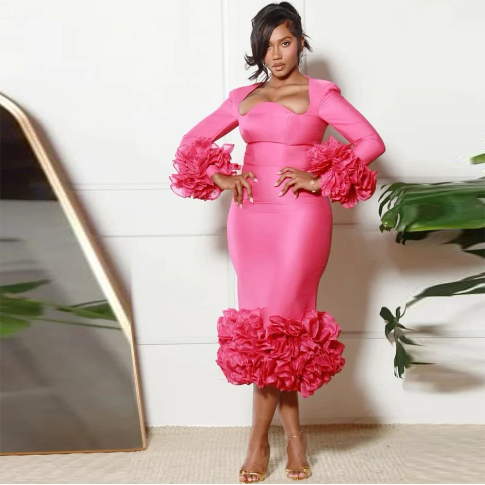 Hot Pink Satin Even… - image