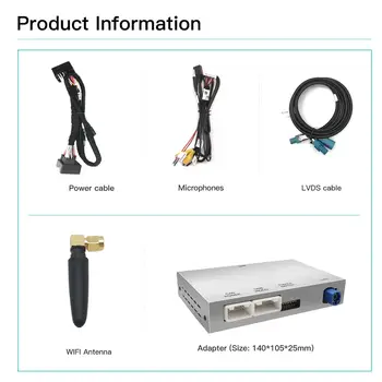 適用於大眾高爾夫7 MIB1/MIB2 Tiguan Lamando Magotan Phiang Teramont 無線 Carplay Android Auto,支援原廠及售後攝影機 8 最佳銷售 高爾夫7安卓版 - №1