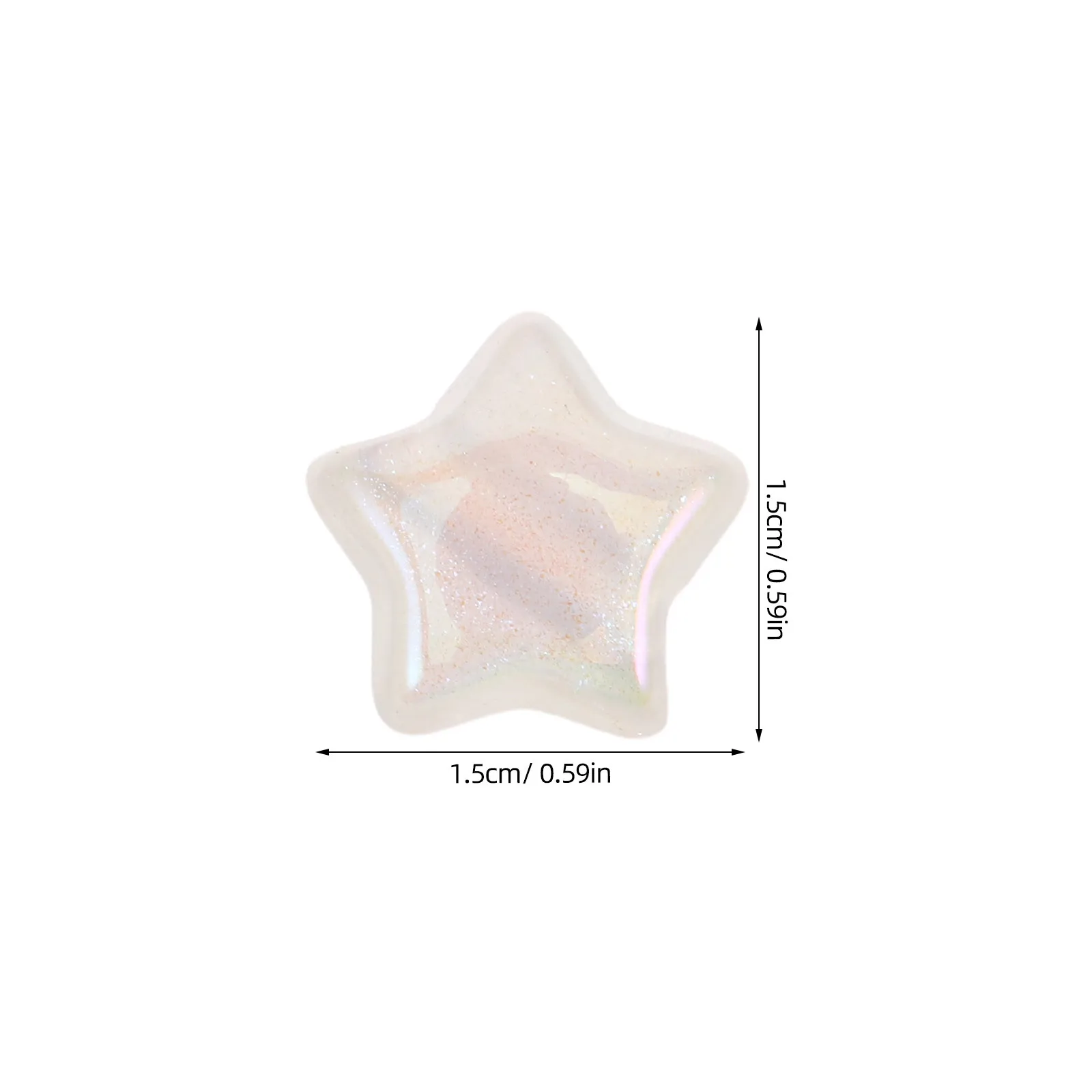 100Pcs Shape Plastic Beads Charming Loose Spacer Beads for Jewelry Making DIY Necklace Bracelet Lanyard