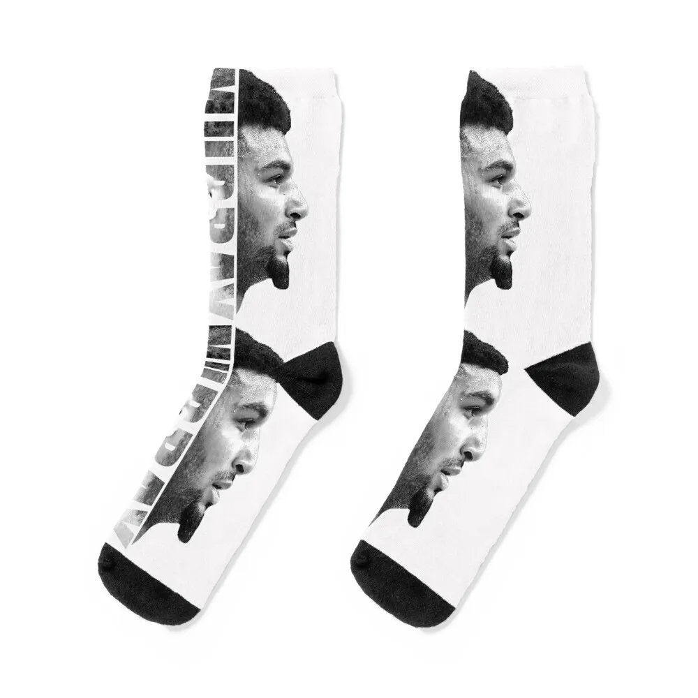 

Jamal Murray - Black / White Socks cotton custom sports warm winter cycling Socks Woman Men's