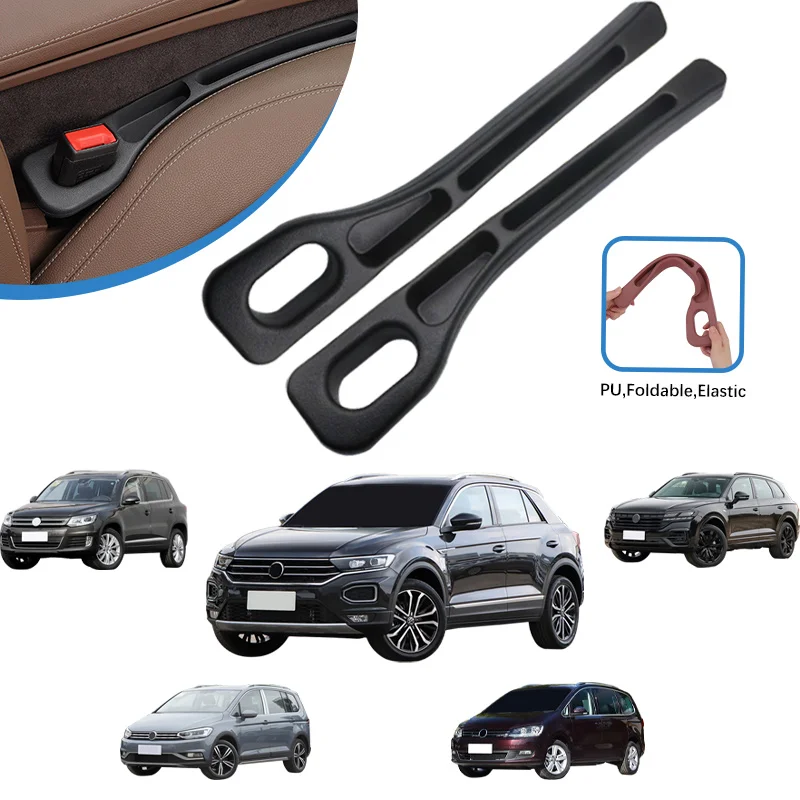 

2PCS For VW Caddy Touareg Tiguan Touran Car Seat Gap Filler Bag Box Decoration Interior Accessories