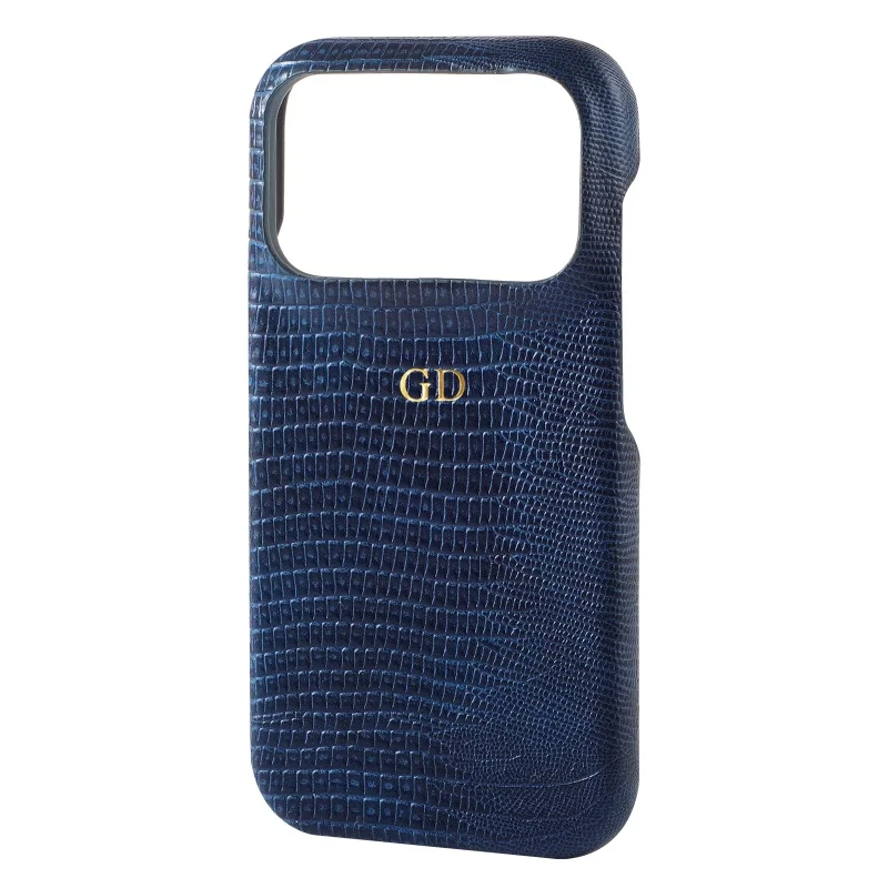 Personalise Gold Silver Initials Letters Leather Case For Ip
