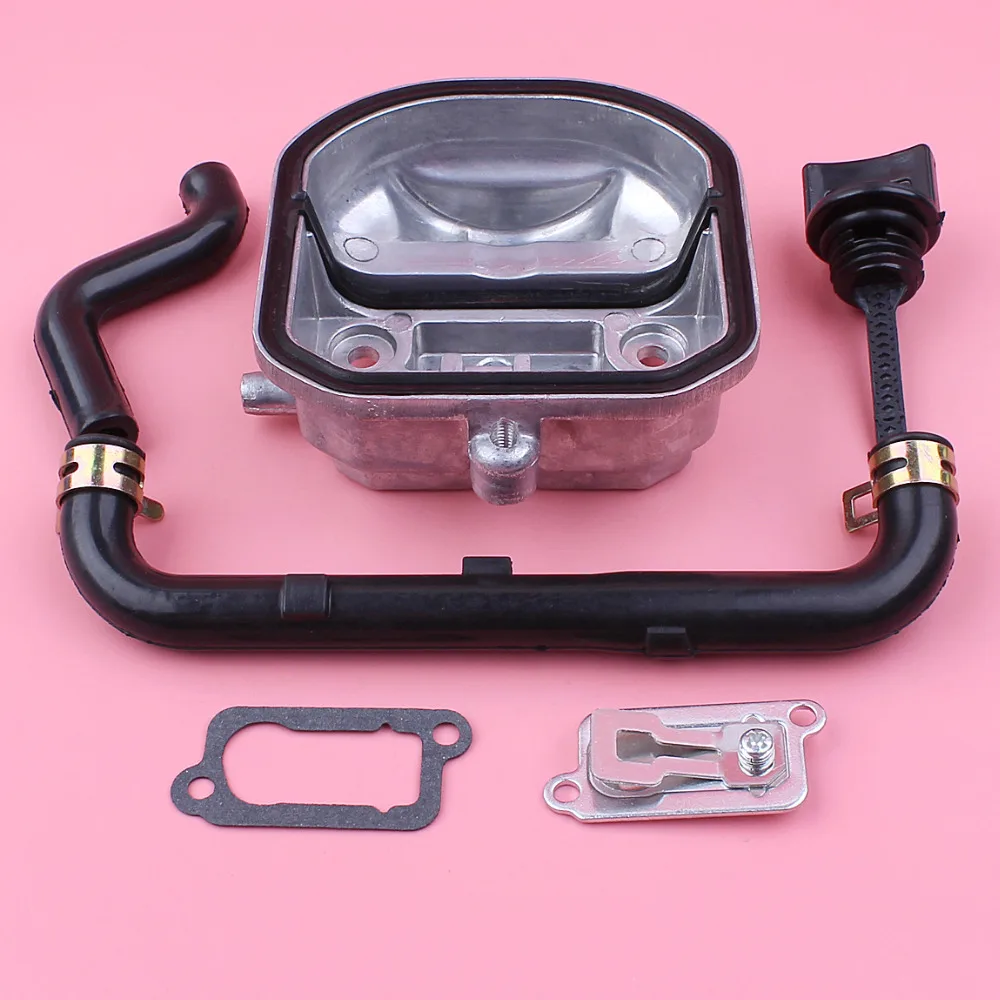 กระบอกฝาครอบน้ำมันหล่อลื่น Breather Hose Outlet วาล์วปะเก็นสำหรับ Honda GX35 GX 35เครื่องตัดหญ้าอะไหล่เครื่องยนต์ส่วน