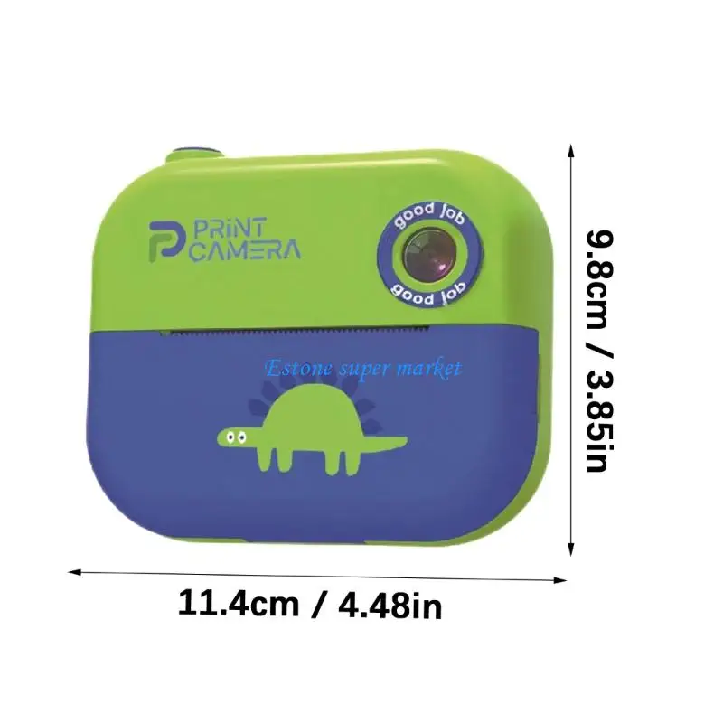 090B Kreatywny strzelający aparat zabawkowy dla dzieci Natychmiastowy wydruk zdjęcia 16 pamięci Zbudowane w konkursach USB