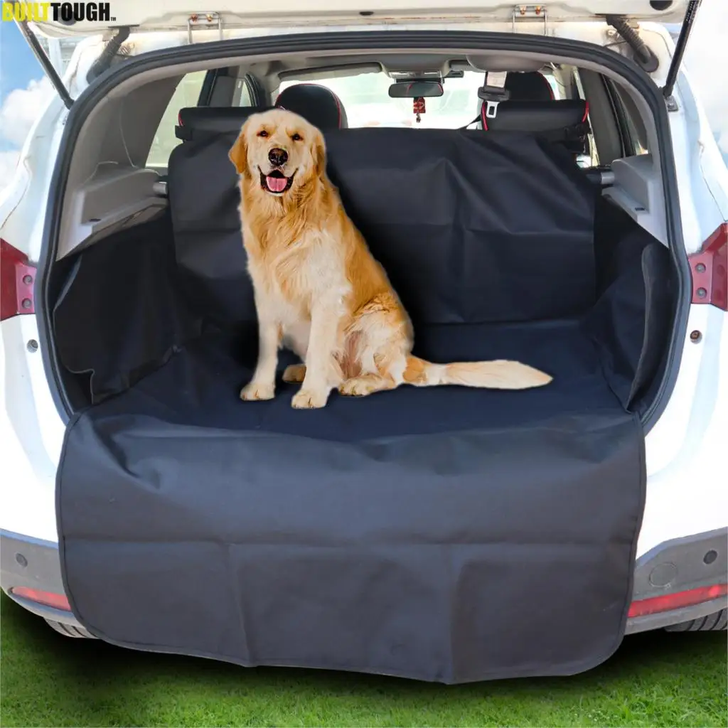 Larger version Car SUV Hatchback Rear Back Seat Cover Pet Dog Boot Mat Cargo Liner Trunk Tray Bumper Tray Protector Accessories