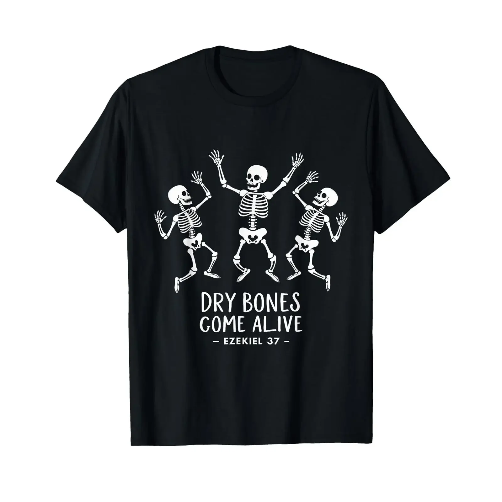T-shirt Meme Drôle 'Les Os Se Rendent Vivants' avec Squelette Dansant, Vintage Délavé, Confortable et Élégant pour Homme, Vêtements de Créateur Tendance