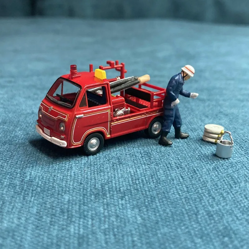 TOMYTEC TLV-68c1/64 Modelo de coche de aleación de simulación de motor de bomberos Subaru, juguete de regalo de festival para niños, artículo decorativo coleccionable para adultos.