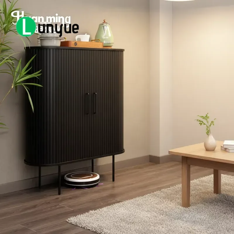 High Quality Medium Density Fiberboard Storage Sideboard Buffet Cabinet for Dining Room Furniture Large Capacity Modern