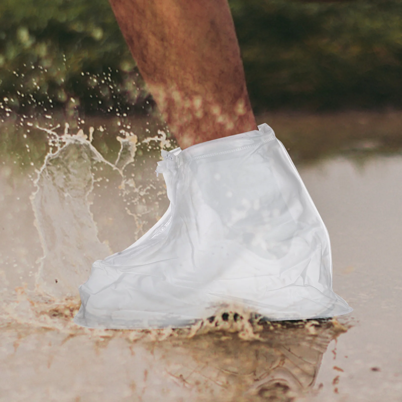 

2 Pairs Rainproof Shoe Cover Anti-slip for Adult Rainy Day Boot Protector Waterproof Overshoes Covers Silicone Case Aldult