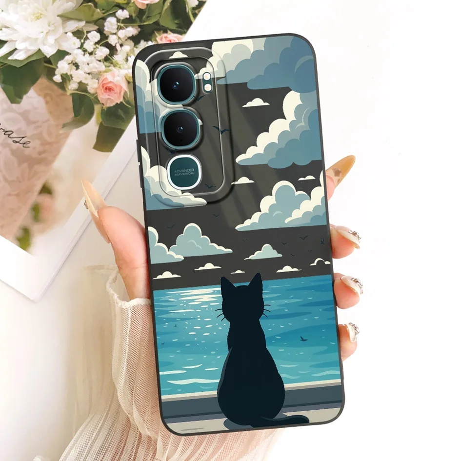 ل Vivo Y31 2025 حافظة V2521 شعبية غروب الشمس رسمت لينة سيليكون الحلوى بولي TPU الغطاء الخلفي ل Vivo Y21D Y 21D 4G Funda VivoY31 كابا #2