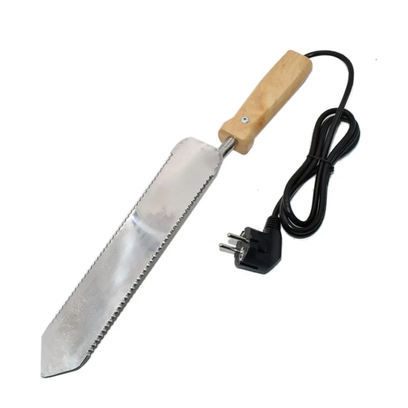 Outdoor Beekeeping Electric Heating Uncapping Knife Sawtooth Honey Scraper Cutting Honey Comb Beehive Equipment Beekeeper Tools