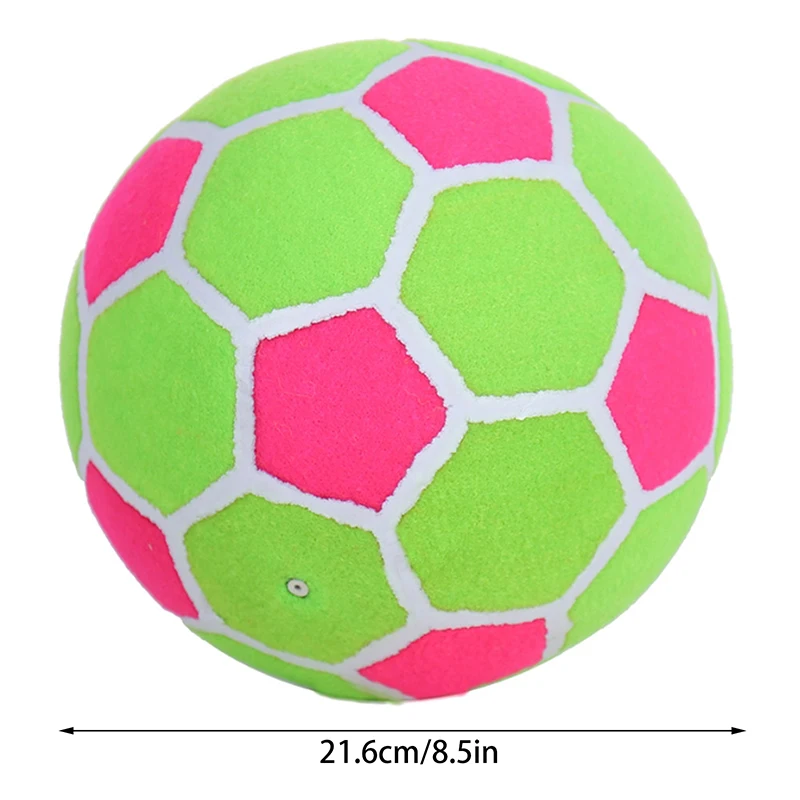 1 pc bola de futebol pegajosa para jogos de dardo de pontapé de pé, dardos de futebol, bola de futebol de feltro, para placa de alvo de futebol inflável ao ar livre