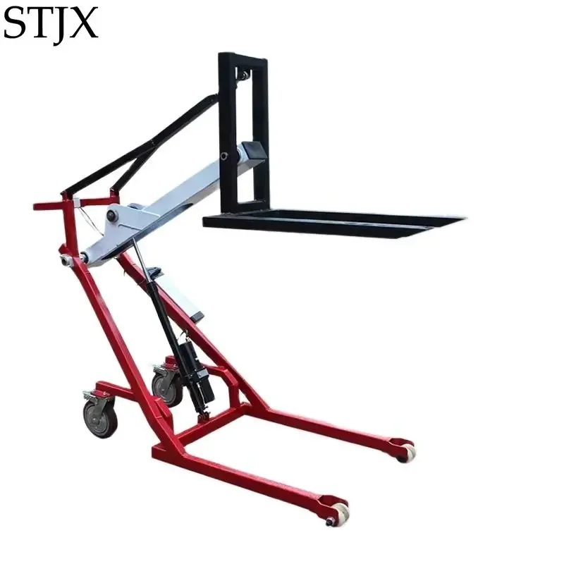 Articulated loading and unloading truck Portable electric forklift Small warehouse logistic truck Hand push hydraulic lift truck