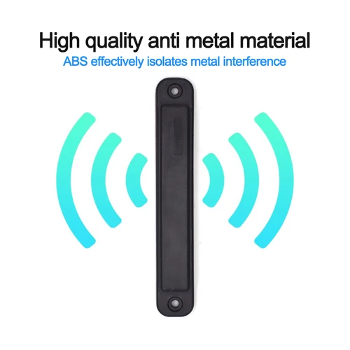 Imagen 2 del producto Etiqueta RFID UHF ABS antimetal 18000-6C 860-960MHz etiqueta resistente a altas temperaturas NXP U8 U9 Chip etiqueta electrónica 20 piezas