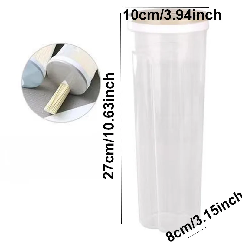 علبة المعكرونة المختومة ملحقات المطبخ لتخزين المطبخ البلاستيكي من الدرجة الغذائية وتنظيم صندوق تخزين مقسم كميًا