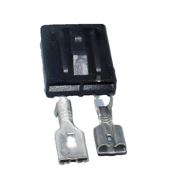 shhworldsea 6.3mm 2 Pin Oil Pump Plug Female 346027-1 Automotive Connector Sensor Wire Harness Socket