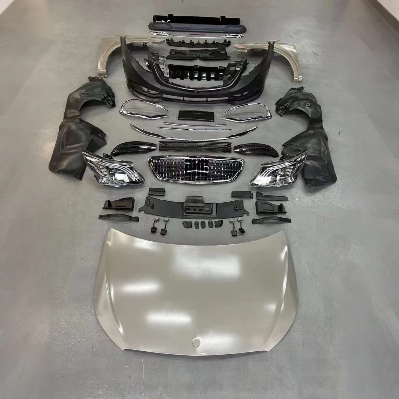 The body kit is suitable forVito, Viano, and models. It is used for modifying the bumper and converting t 4