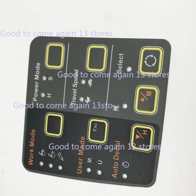 Sticker Air Conditioning Instrument Key Control Panel Excavator Accessories For Hyundai 200/215/225/265/305/-7