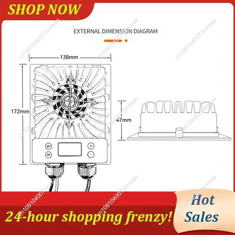 Daily Sale MPPT 600W Step-Down Solar Charging Controller Input 10-  30V/17-85V Output Intelligent Temperature Recharging