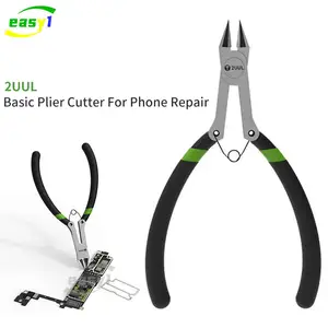 Bilashmart 2UUL Diagonal Pliers Electrical Wire Cable Cutter Cutting Mobile Phone Shield Cover /Middle Frame Hand Tools