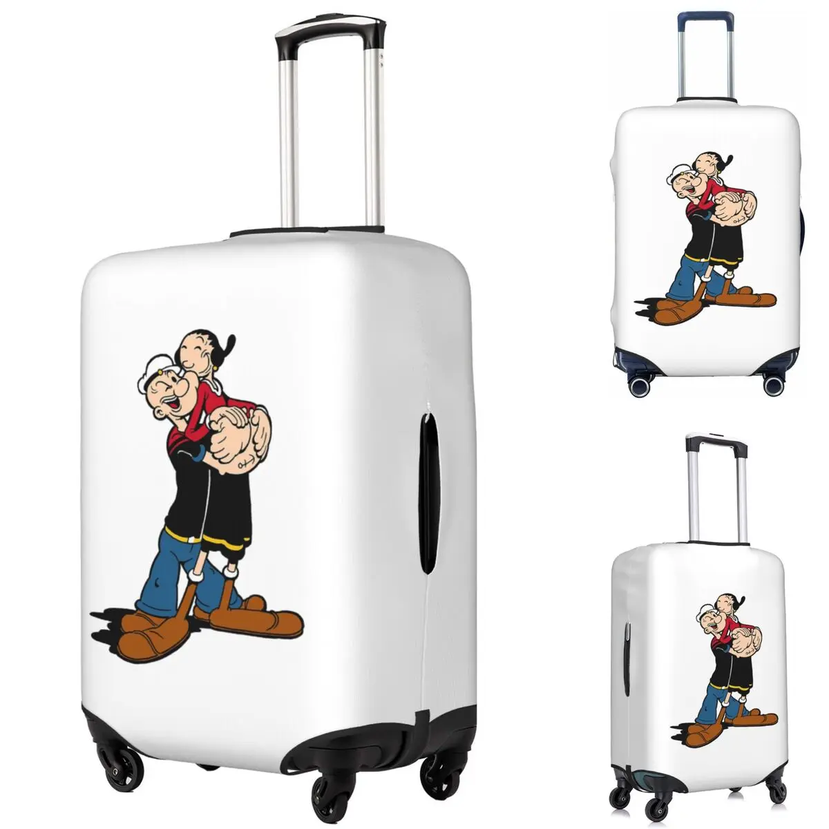 Защитный чехол для чемодана Popeye Loving, эластичные защитные чехлы для багажа для путешествий на 18-32 дюйма