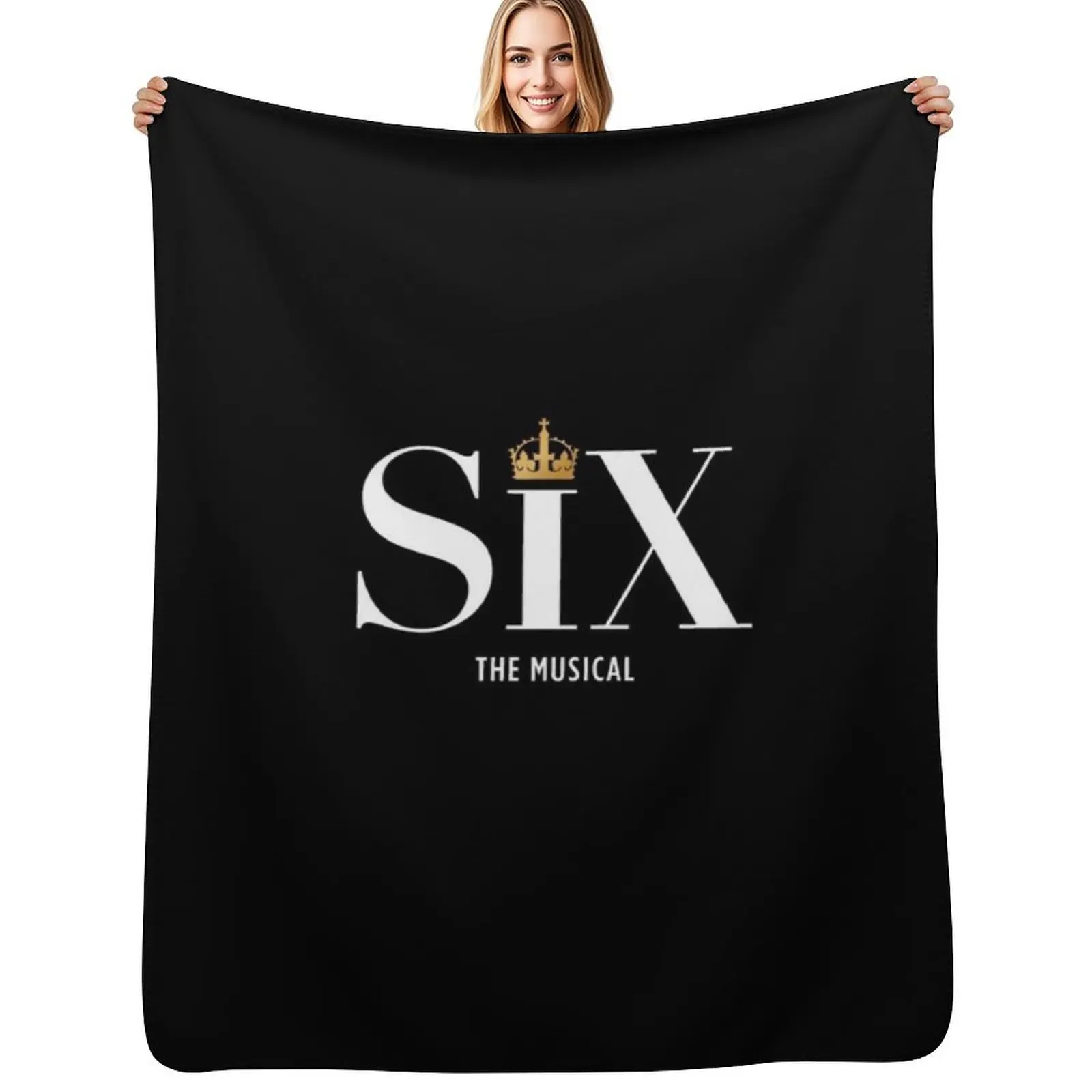 

Six The Musical Throw Blanket Warm Comfortable Blanket Gift for Parents Friends