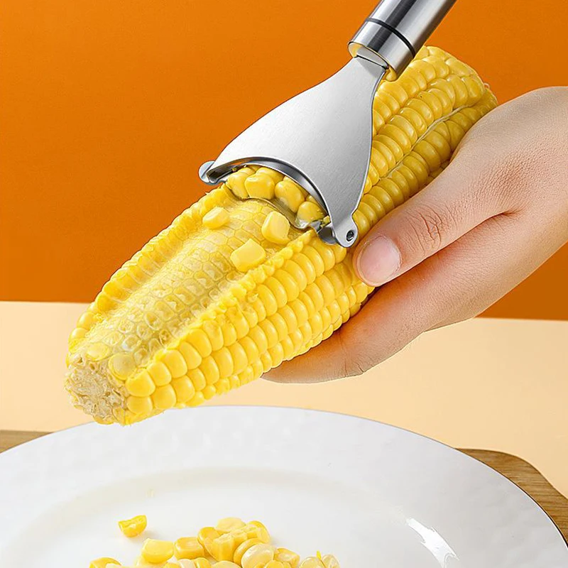 

Кухонная шелушитель для кукурузы из нержавеющей стали, строгальный станок для кукурузы, бытовой шелушитель для кукурузы, ручная молотилка для кукурузы, ножницы для оленя