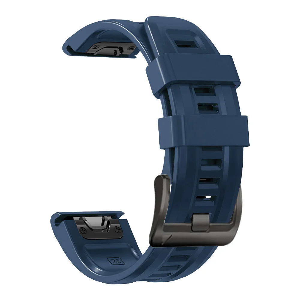 Sport siliconen band voor Garmin Fenix 8 Pro 47 mm 51 mm E 7 7X/Epix Pro/6 6X/Enduro 3 Zachte armband 22/26 mm Quickfit officiële band