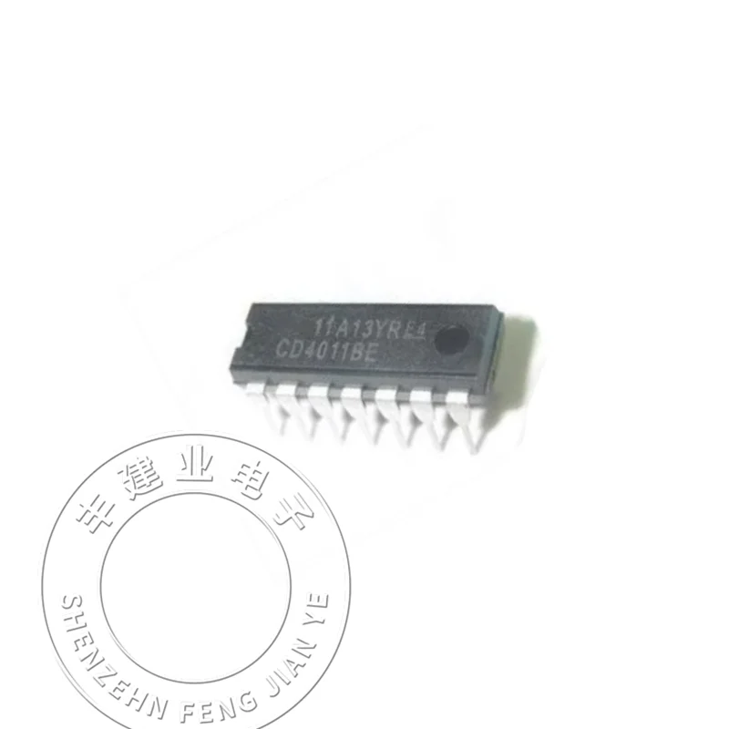 HCF4011BE IC GATE NAND 4CH 2-INP 14DIP 1-5PCS