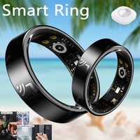 For Android iOS 2025 Smart Ring NFC Heart Rate Blood Oxygen Multi-Sport Monitor 5ATM Waterproof Ceramic SmartRing Women Men New
