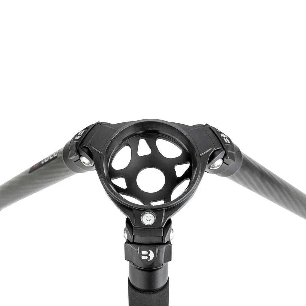 2025 Single Tube 100mm Bowl Carbon Fiber CF Video Tripod Kit for DSLR Camera