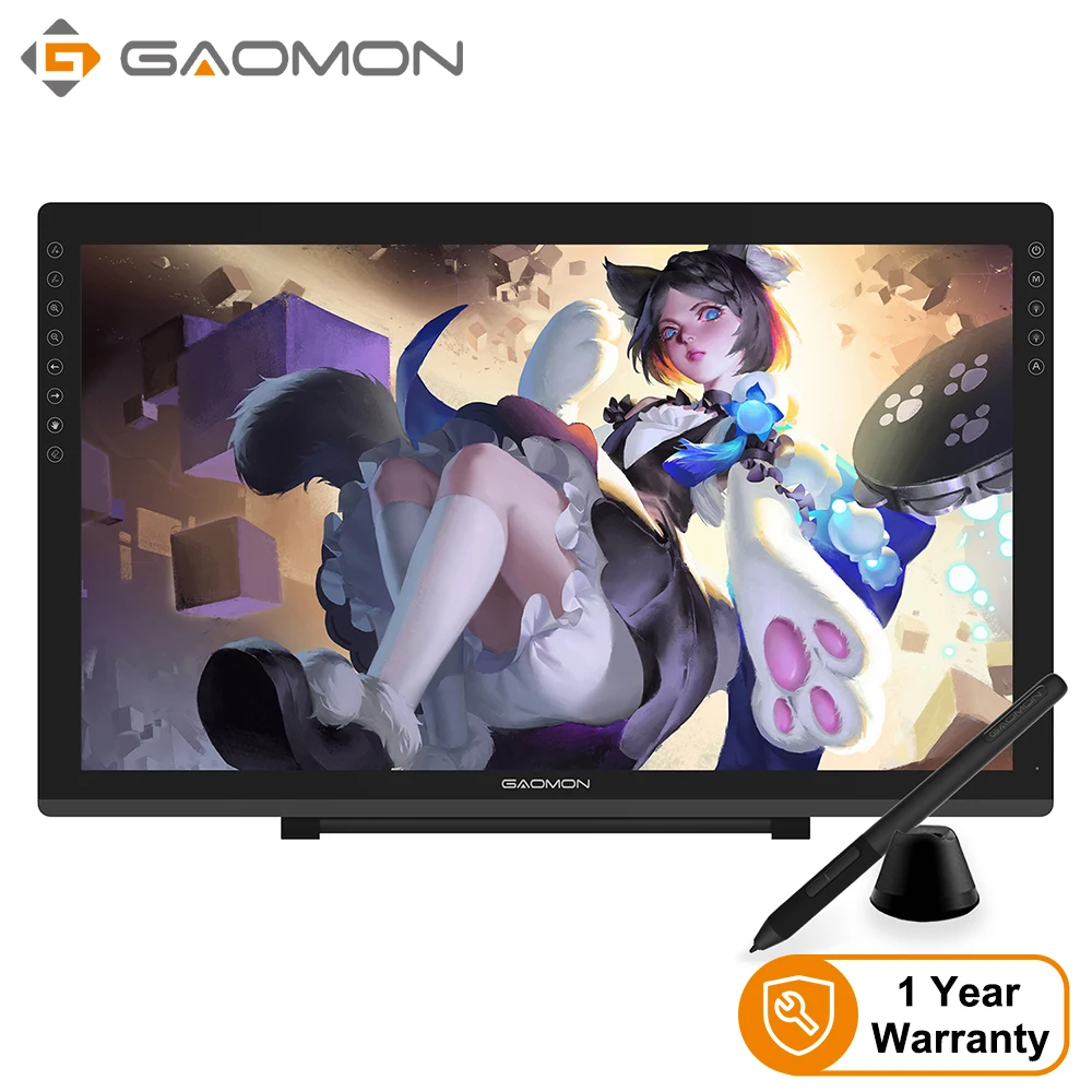 

GAOMON PD2200 21.5 Inch 92%NTSC Graphics Tablet Drawing Monitor Pen display with Tilt-Support Battery-Free 8192 Pen Pressure