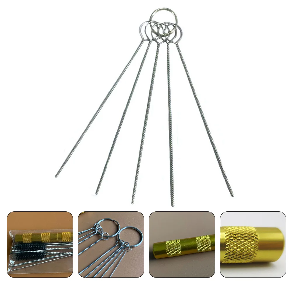 

1Set Airbrush Cleaning Set High-Quality Metal Needle Tools for Effective Spray Gun Maintenance Professional Cleaning Brush Kit