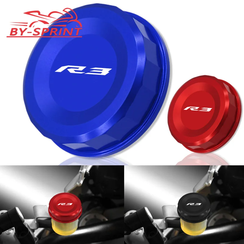 

Motorcycle Accessories For YAMAHA YZF-R3 YZF R3 2015-2021 2020 CNC Aluminum Rear Brake Fluid Reservoir Cap Cylinder Cover