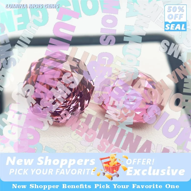 

Z-Large Size Cubic Zirconia Stone Octagon Rose Cut Pink Color 14mm-18mm Loose Stones Used for Jewelry Making Inlay Main Material