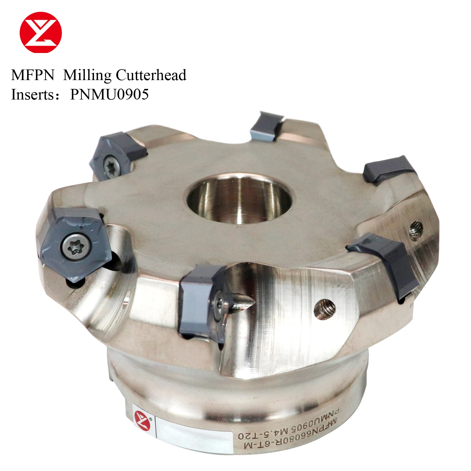 MFPN66 Hi-Feed milling cutter Head 50 63 80 100 125mm is Suitable for Milling Cutter Handle of PNMU090508 Inset 42CrMo Material