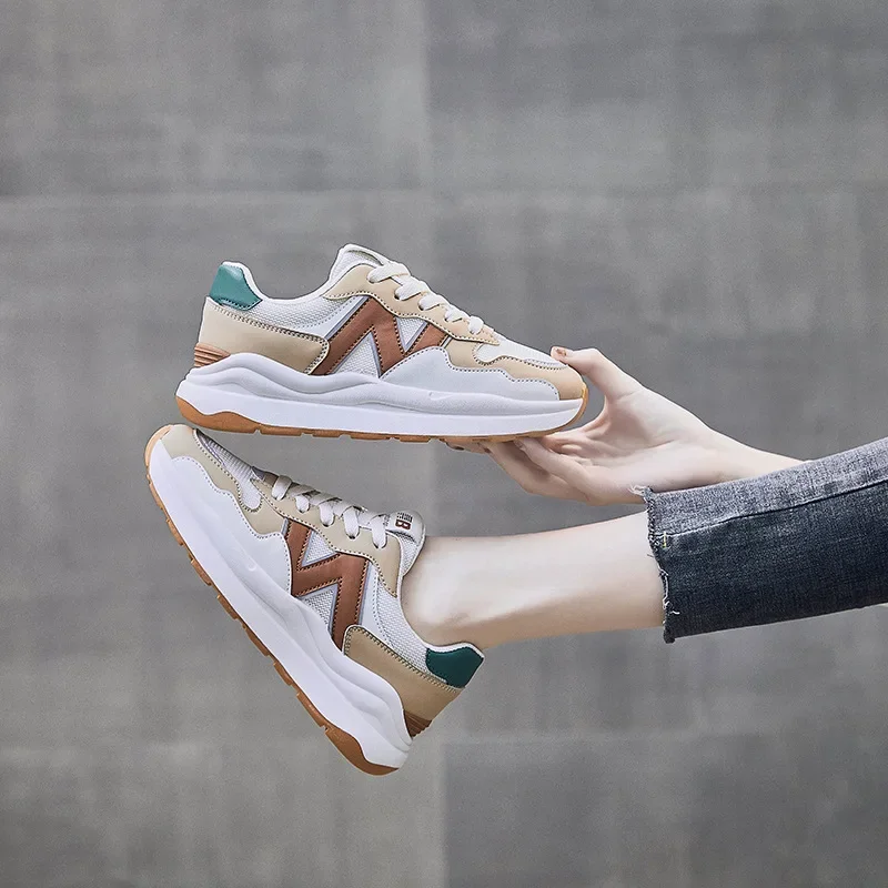 Women Sneakers Breathable Trainers Shoes Ladies Sport Mesh Sneakers Woman Flat Shoes Lightweight Soft Sole Footwear Tennis Shoes