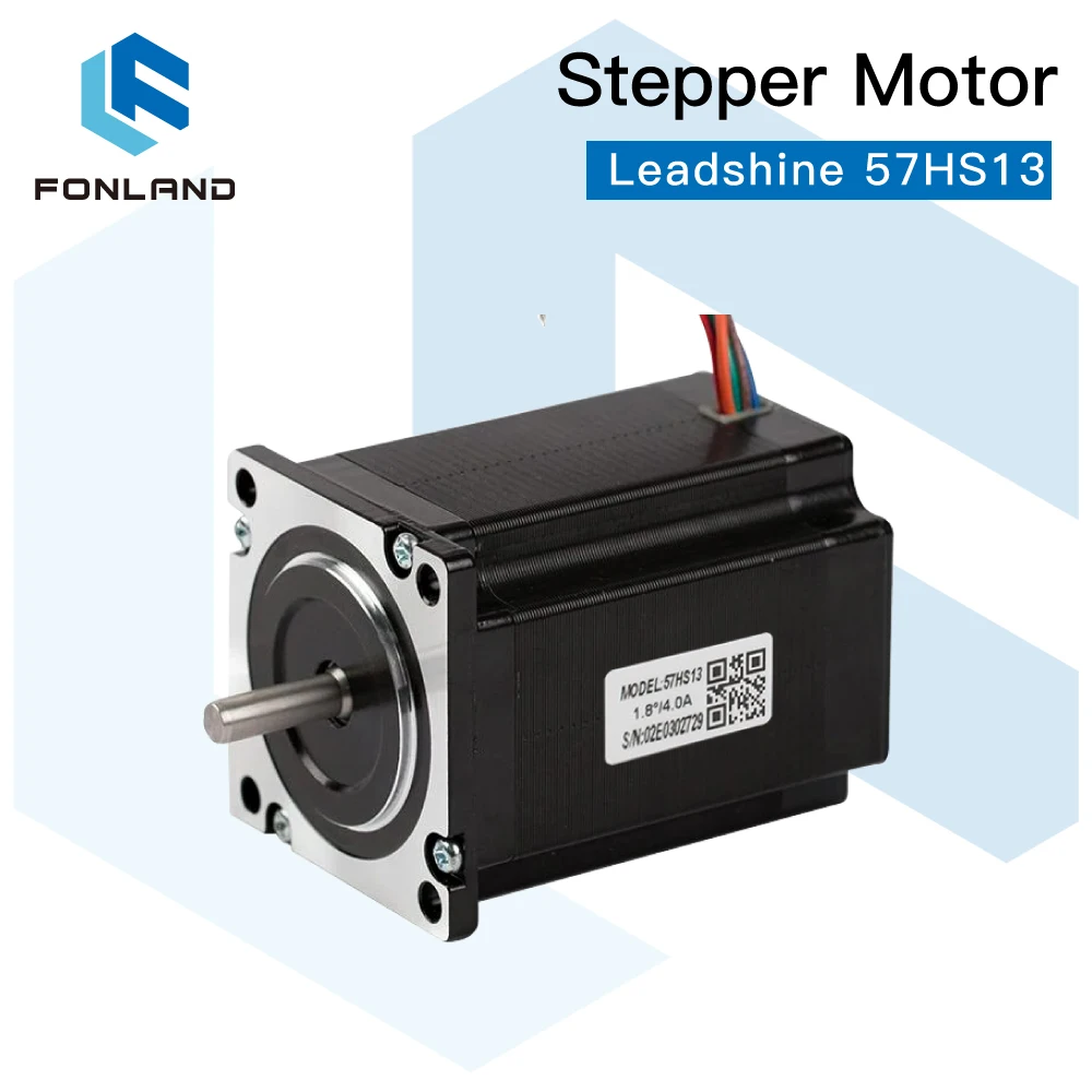 

FONLAND Leadshine 2 Phase Stepper Motor 57HS13 for NEMA 23 4A Length 76mm Shaft 6.35mm