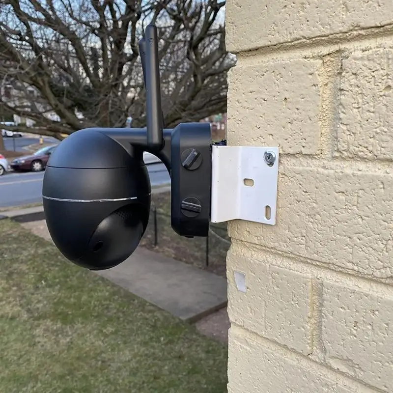 Security Camera Mount Accessories CCTV Camera Vertical Bracket Outdoor Wall Corner Bracket Easy Installation
