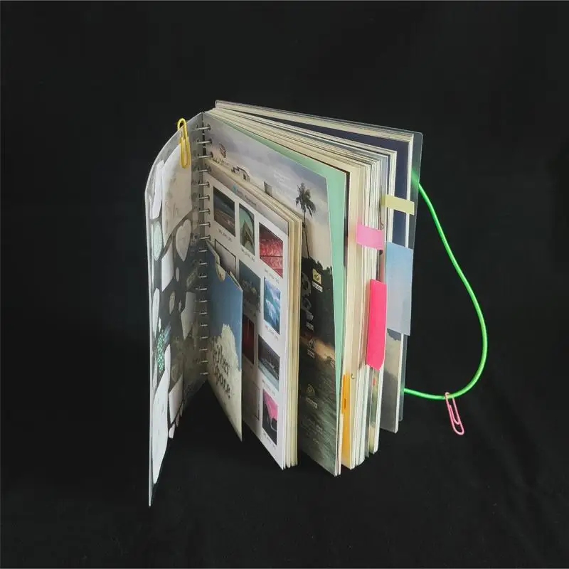 Century End Cyber Elements Handbook B6 Full Color Photography Stickers Notebook Fashion Personalized Diary Friends Birthday Gift