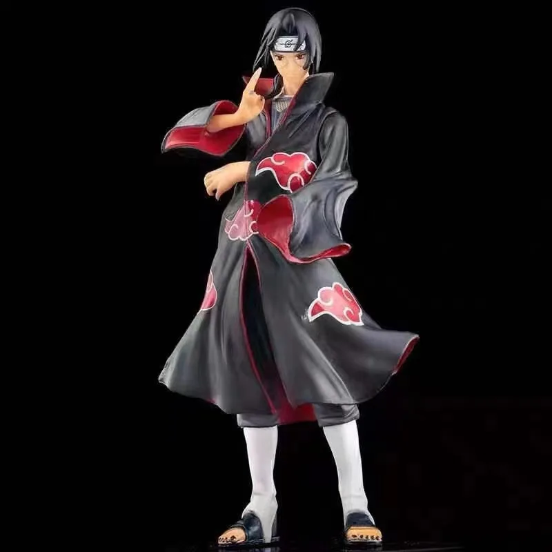 2025 caliente Naruto Shippuden Akatsuki Luna infinita Uchiha Itachi figura de Anime modelo hecho a mano ornamento niños regalos de cumpleaños