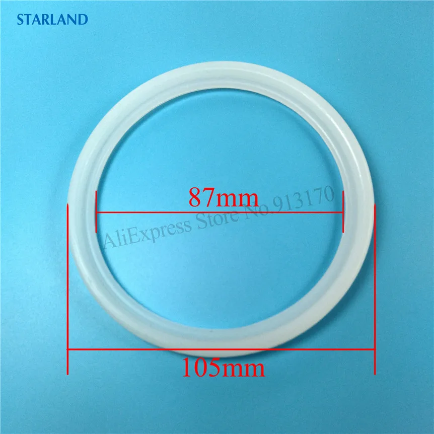 A Pair Big Sealing Rings Vevor Ice Cream Makers Accessories Silicone Circle Gaskets YKF Soft Serve Machines Fittings Two Pieces