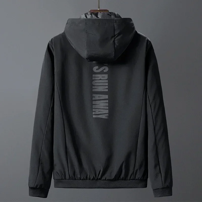 MRMT 2026 Brand New Men's Jacket All Match Korean Style Trendy Men's Trendy Tops Trendy Brand Men's Hooded Jacket