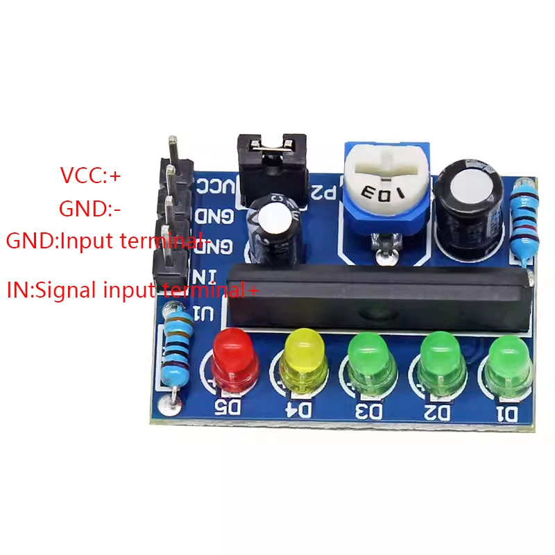 

DC 3.5V-12V KA2284 Power Audio Voltage Level Indicator Battery Capacity Indicator Red Green LED For Voltmeter Volume VU Meter